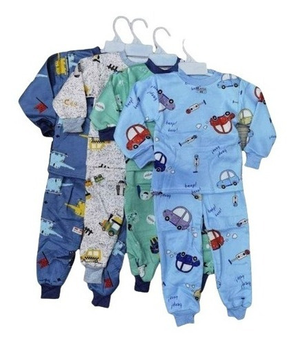 Pijama Para Niños Y Bebes  Pack De / 3 / Con Polar 