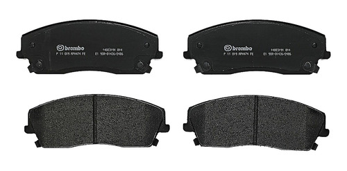 Set-4 Balatas Delanteras Dodge Charger 2.7l V6 06/07 Brembo