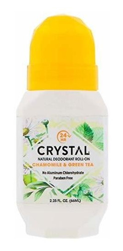 Cristal Desodorante Esencia De Manzanilla Y Té Verde Roll-on