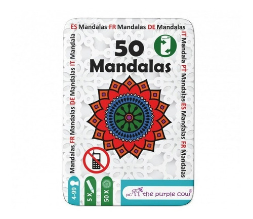 50 Mandalas - The Purple Cow