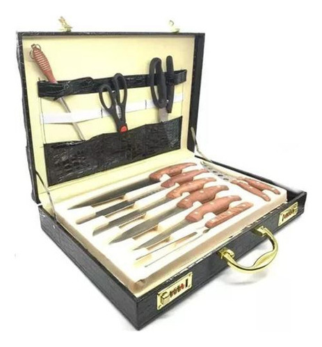 Kit Churrasco Cozinha Gril Chef 25 Pç Excelente De Presente