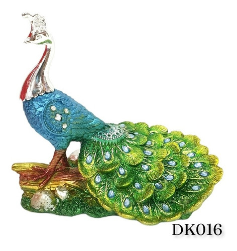 Decoracion Adorno Pavo Real Lindo Para Exhibir Dk016