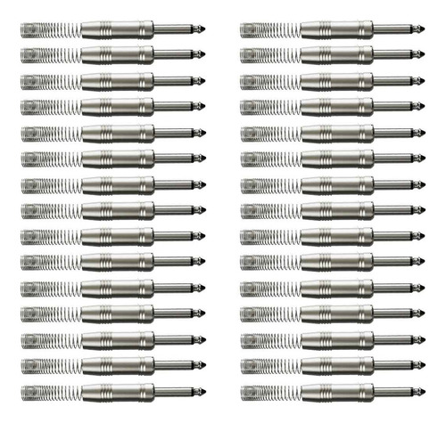 Plug P10 Ts Metal Com Mola Wc 244 30 Unidades