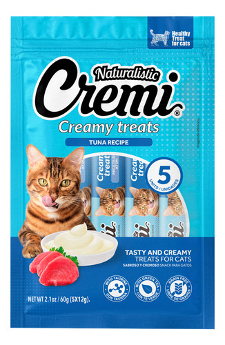 Naturalistic Para Gatos Cremi Atún 5 Un 60 Gr