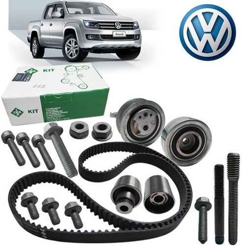 Imagem 1 de 1 de Kit Correia Dentada +tensor Original Ina Amarok 2.0 Tdi 2011
