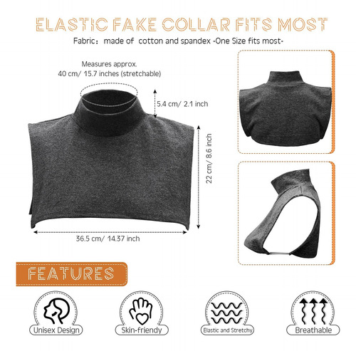 Cuello Alto Falso Set De Cuellos Desmontables Cuello De