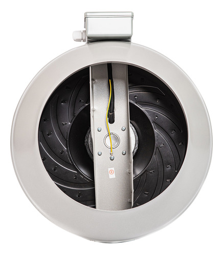 Extractor De Aire Entre Conducto Chapa 4 (10 Cm) Gatti Ventilación Gris