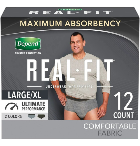 Depend Ropa Interior Desechable Incontinencia Adultos Maxima