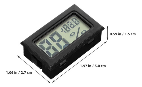 Mini Termómetro Higrómetro Digital De Temperatura Y Humedad,