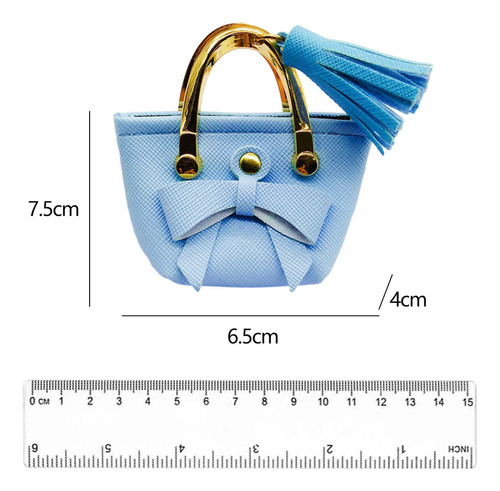 Bb 3 Muñecas A Escala 1/6, Bolso Para Muñecas, Azul Claro