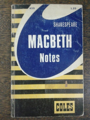 Macbeth Notes * William Shakespeare * Notas Sobre La Obra *