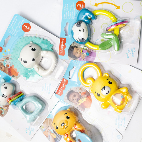 Fisher Price - Chocalhos Sensimals Sortido