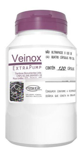 Veinox - 120 Cápsulas - Power  Supplements