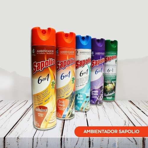 Imagen 1 de 1 de 3 Ambiental Sapolio 6 En 1 Spray Diferentes Aromas 360cc