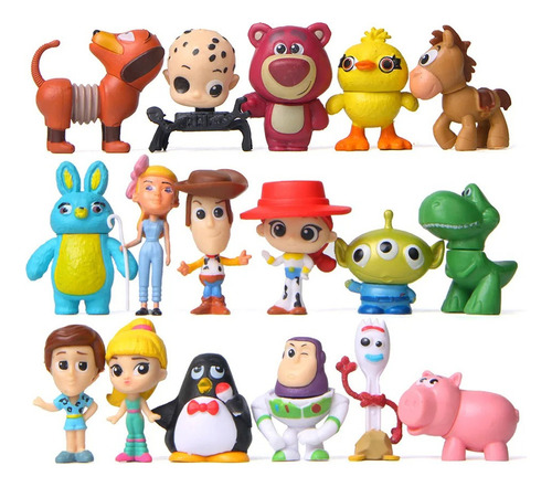 Juego De 17 Modelos De Figuras De Dibujos Animados De Toy St