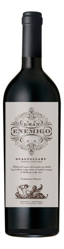 Gran Enemigo Gualtallary Cabernet Franc caja 6 botellas vino tinto 750ml