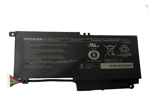 Bateria Toshiba Pa5107 L45 L45d L50 L55 L55t P50  100% Nuevo