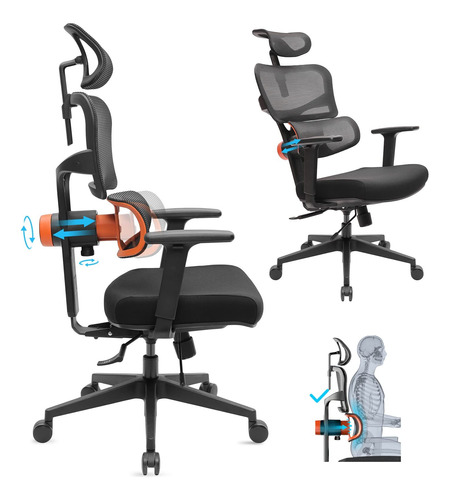 Newtral Silla De Escritorio Ergonmica Con Soporte Lumbar Tot