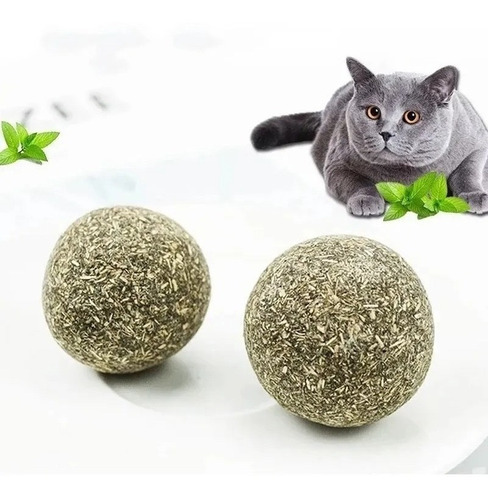 Pack De 3 Bolas De Catnip Para Gato Diversion Relajación