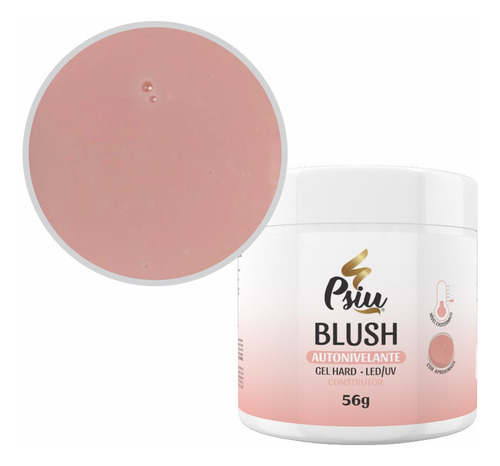 Psiu Gel Hard Led/uv Autonivelante Blush 56g