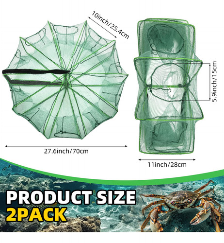 Trampa Plegable Para Cangrejos Marca Sin Marca Modelo 32x10
