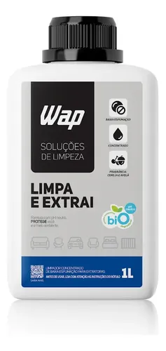 Detergente Limpador Para Extratoras Wap Limpa E Extrai 1l