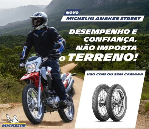 Par Pneu Michelin 90/90-21 + 130/80-17 Anakee Street S/c
