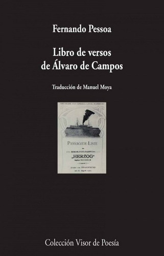 Libro De Versos De Álvaro De Campos - Pessoa, Fernando