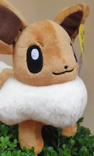 Eevee Pokemon Pelucia Etiqueta Pokémon Center Boneco Pelúcia