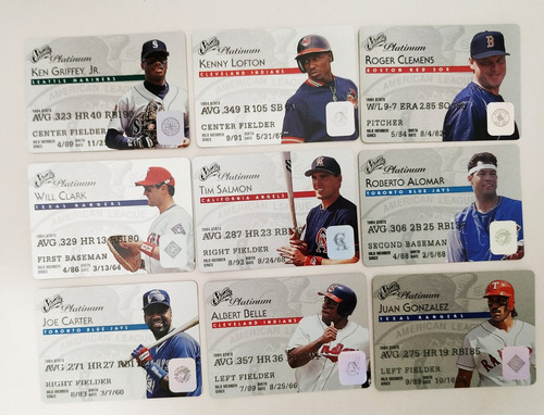 Cartas De Coleccion Baseball Grandes Ligas Studio Platinum