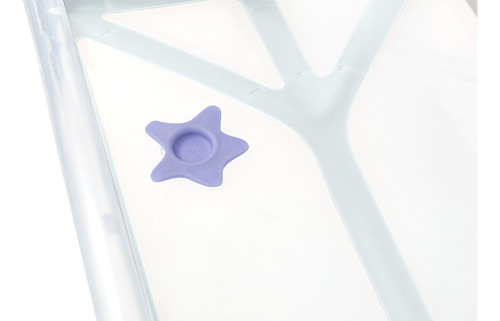 Banheira Dobrável Com Sensor De Temperatura 30l Azul Buba