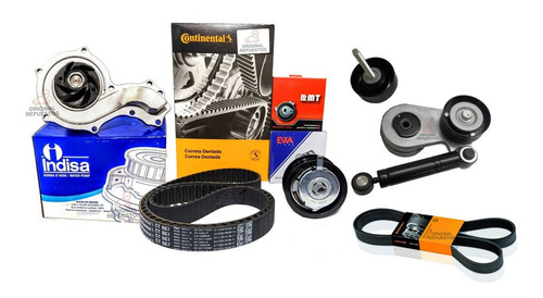 Kit Distribucion + Bomba + Kit Poly-v  Gol Country 1.9 Sd