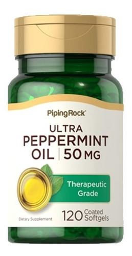 Aceite Menta Peppermint Oil 50 Mg 120 Caps Romero Piping Roc