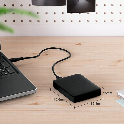 Disco Duro Externo Portátil Expandible Usb 3.0 De 2 Tb