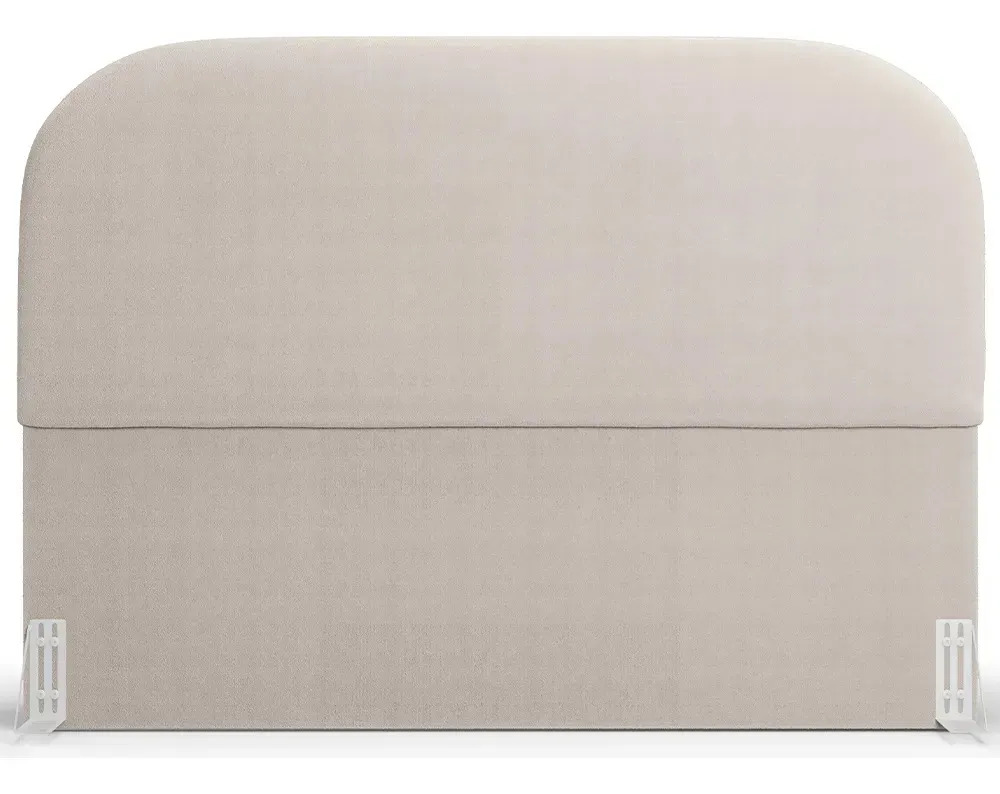 Cabeceira Queen 160CM Orgânica Lanna Bouclê Creme Licymoveis