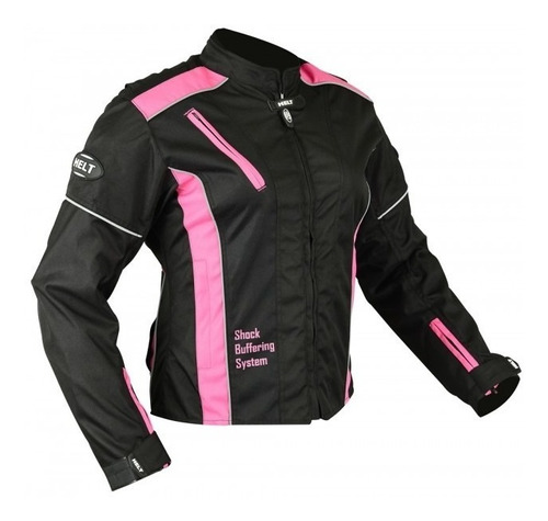 Jaqueta Helt Air Bag Impermeavel Preto/rosa