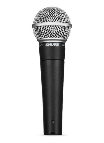 Micrófono Shure SM SM58-LC dinámico cardioide gris oscuro/plateado