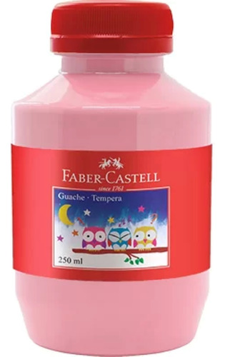 Tinta Guache 250ml Faber-castell Cor Rosa-claro