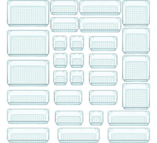 Juego Organizador De Cajones De Plástico Wowbox De 30 Piezas