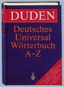 Duden - Deutsches Universalworterbuch Einem Band Capa Dura