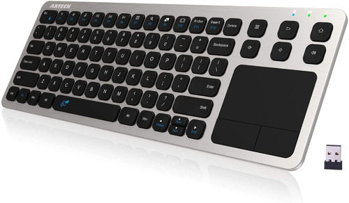 Arteck 2.4g Teclado De Tv Inalámbrico Táctil