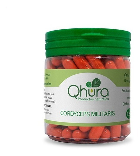 Juncao (cordyceps Militaris) 120 Cáps X 500 Mgs