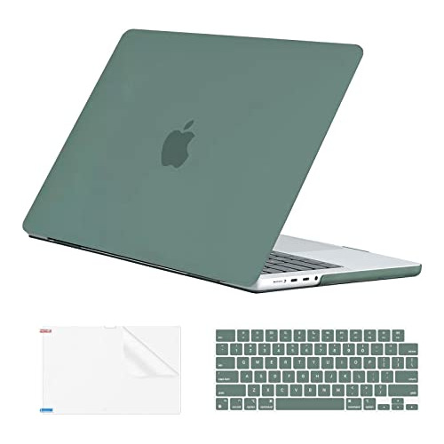 Funda Y Accesorios Para Macbook Pro 14 M2 M1 Verde Midnight