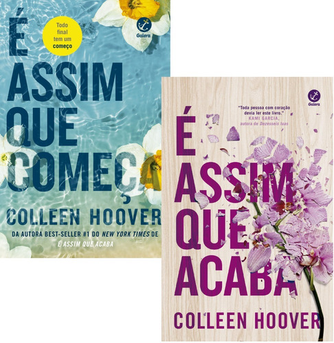 Kit É Assim Que Acaba E É Assim Que Começa, De Colleen  Hoover. Série É Assim Que Acaba, Vol. 1 A 2. Editora Galera, Capa Mole, Edição 1 Em Português, 2022