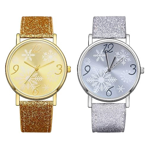 Reloj De Mujer Analógico Navideño