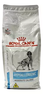 Ração Royal Canin Moderate Calorie Hypoallergenic 2kg Cão