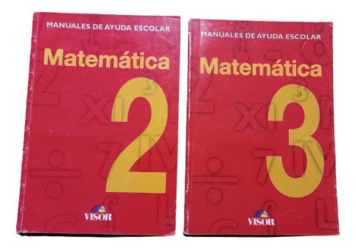 Manuales De Ayuda Escolar. Matemática 2 Tomos