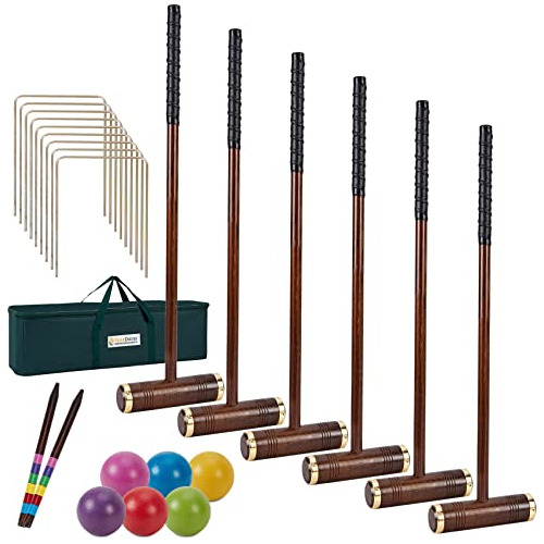 Juego De Croquet Seis Jugadores, Juego De Croquet De 35...