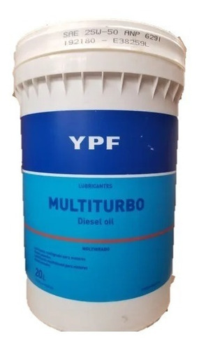 Aceite Ypf Multi Turbo 25w50 X 20l Motores Diesel Camiones