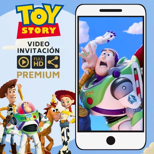 INVITACION DE CUMPLEAÑOS TOY STORY